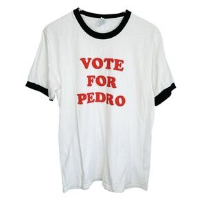 Port Authority White and Red Short Sleeve Tee